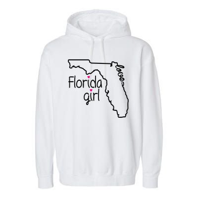 Florida Girl Garment-Dyed Fleece Hoodie