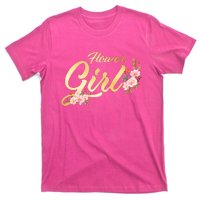 Flower Girl Floral Cute Wedding T-Shirt