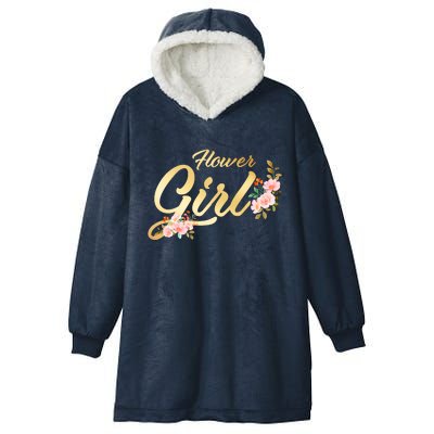 Flower Girl Floral Cute Wedding Hooded Wearable Blanket