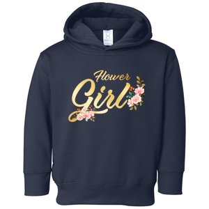 Flower Girl Floral Cute Wedding Toddler Hoodie