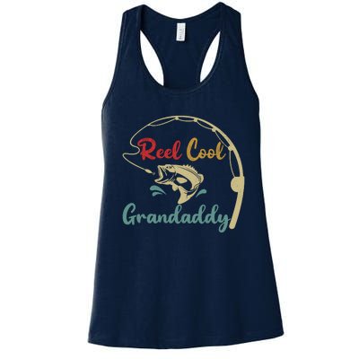 Fisherman Grandaddy Funny Reel Cool Grandaddy Fishing Women's Racerback Tank