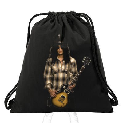 Famous Guitarist Drawstring Bag