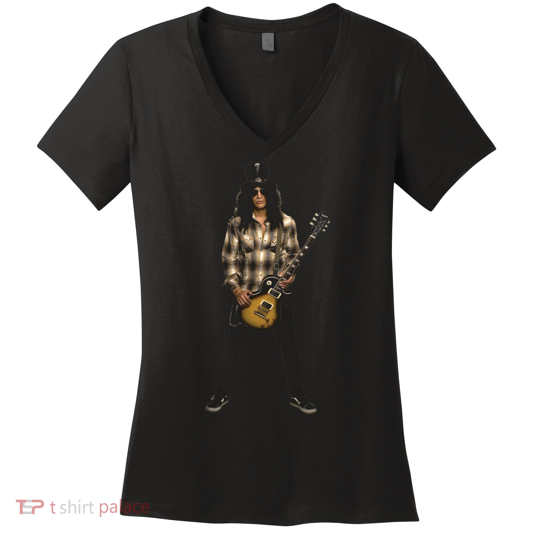 Famous Guitarist Women's V-Neck T-Shirt