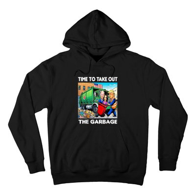 Funny Garbage For Trump 2024 Time To Take Out The Garbage Hoodie