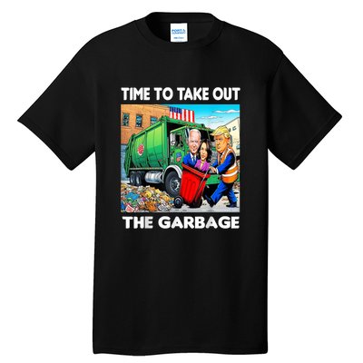 Funny Garbage For Trump 2024 Time To Take Out The Garbage Tall T-Shirt