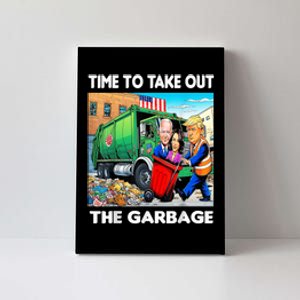 Funny Garbage For Trump 2024 Time To Take Out The Garbage Canvas