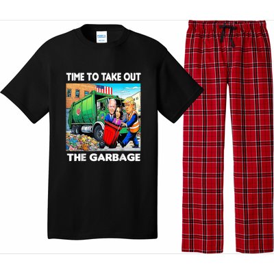 Funny Garbage For Trump 2024 Time To Take Out The Garbage Pajama Set