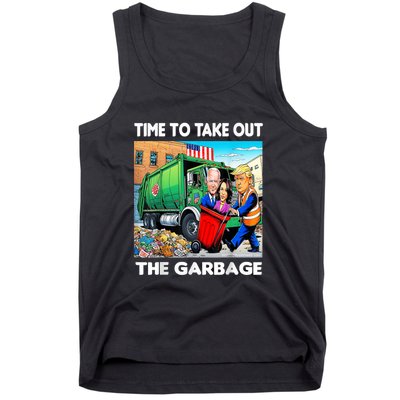 Funny Garbage For Trump 2024 Time To Take Out The Garbage Tank Top