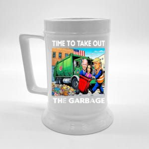 Funny Garbage For Trump 2024 Time To Take Out The Garbage Beer Stein