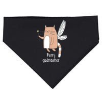 Furry Godmother Funny Cat Godmother Cute Cat Lover USA-Made Doggie Bandana