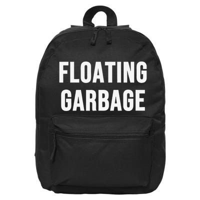 Floating Garbage 16 in Basic Backpack