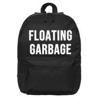 Floating Garbage 16 in Basic Backpack