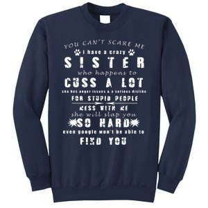 Funny Gift For Brother From Awesome Sister Birthday Sweatshirt