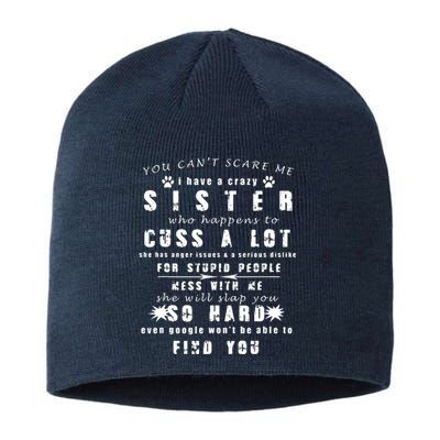 Funny Gift For Brother From Awesome Sister Birthday Sustainable Beanie