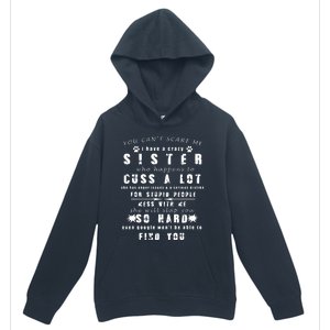 Funny Gift For Brother From Awesome Sister Birthday Urban Pullover Hoodie