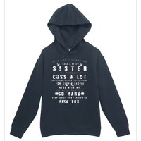 Funny Gift For Brother From Awesome Sister Birthday Urban Pullover Hoodie