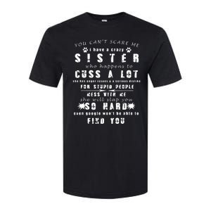 Funny Gift For Brother From Awesome Sister Birthday Softstyle CVC T-Shirt