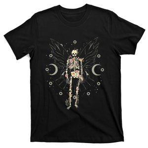 Fairy Grunge Fairycore Aesthetic Butterfly Skeleton Gothic T-Shirt