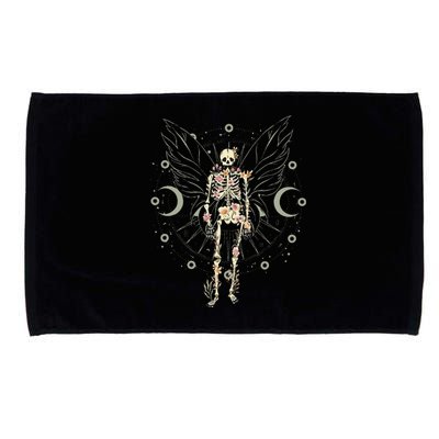 Fairy Grunge Fairycore Aesthetic Butterfly Skeleton Gothic Microfiber Hand Towel