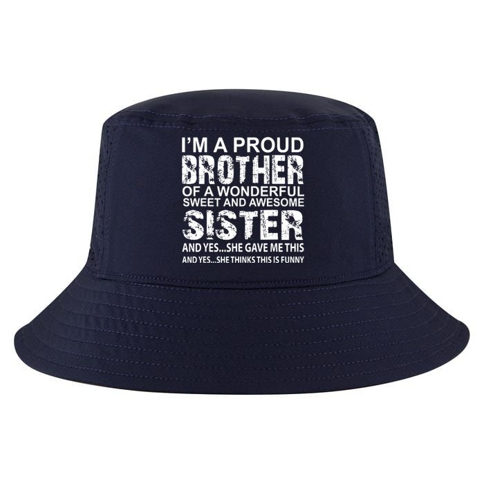 Funny Gift For Brother From Awesome Sister Birthday Xmas Cool Comfort Performance Bucket Hat