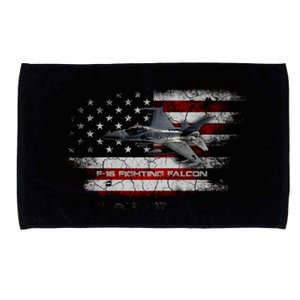 Fcute Gift16 Fighter Airplane Us Flag Fcute Gift16 Pilot Veteran Gift Dad Gift Microfiber Hand Towel