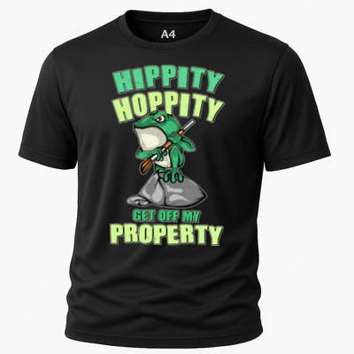 Funny Gun Frog Hippity Hoppity Get Off My Property Performance Shirt