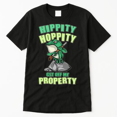 Funny Gun Frog Hippity Hoppity Get Off My Property Tall T-Shirt
