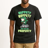 Funny Gun Frog Hippity Hoppity Get Off My Property Tall T-Shirt