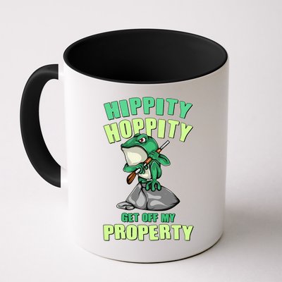 Funny Gun Frog Hippity Hoppity Get Off My Property Mug