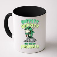 Funny Gun Frog Hippity Hoppity Get Off My Property Mug