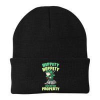 Funny Gun Frog Hippity Hoppity Get Off My Property Beanie