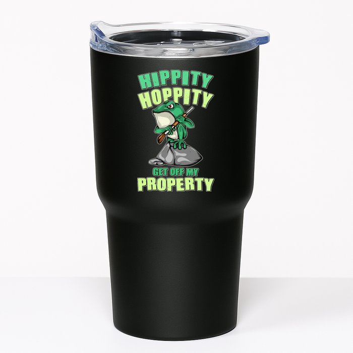 Funny Gun Frog Hippity Hoppity Get Off My Property Tumbler