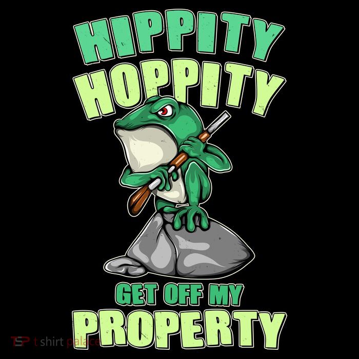 Funny Gun Frog Hippity Hoppity Get Off My Property Cooling Performance Long Sleeve Crew