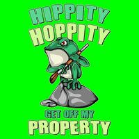 Funny Gun Frog Hippity Hoppity Get Off My Property Mousepad