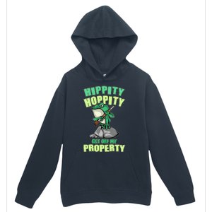 Funny Gun Frog Hippity Hoppity Get Off My Property Urban Pullover Hoodie