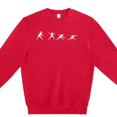 Fencing Gear Premium Crewneck Sweatshirt