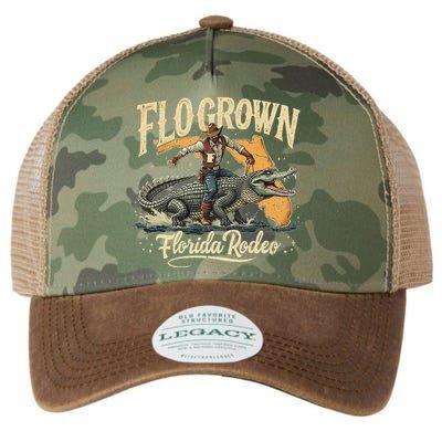 Flo Grown Florida Fl Alligator Rodeo Legacy Tie Dye Trucker Hat