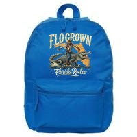 Flo Grown Florida Fl Alligator Rodeo 16 in Basic Backpack