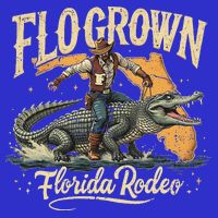 Flo Grown Florida Fl Alligator Rodeo 16 in Basic Backpack