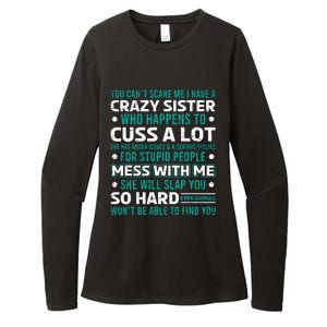 Funny Gift For Brother From Awesome Sister Birthday Womens CVC Long Sleeve Shirt