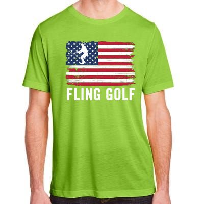 Fling Golf Funny Making Golf Courses Great Again Adult ChromaSoft Performance T-Shirt