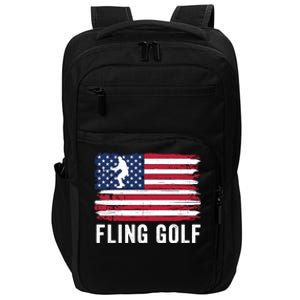 Fling Golf Funny Making Golf Courses Great Again Impact Tech Backpack