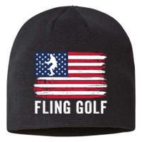 Fling Golf Funny Making Golf Courses Great Again Sustainable Beanie