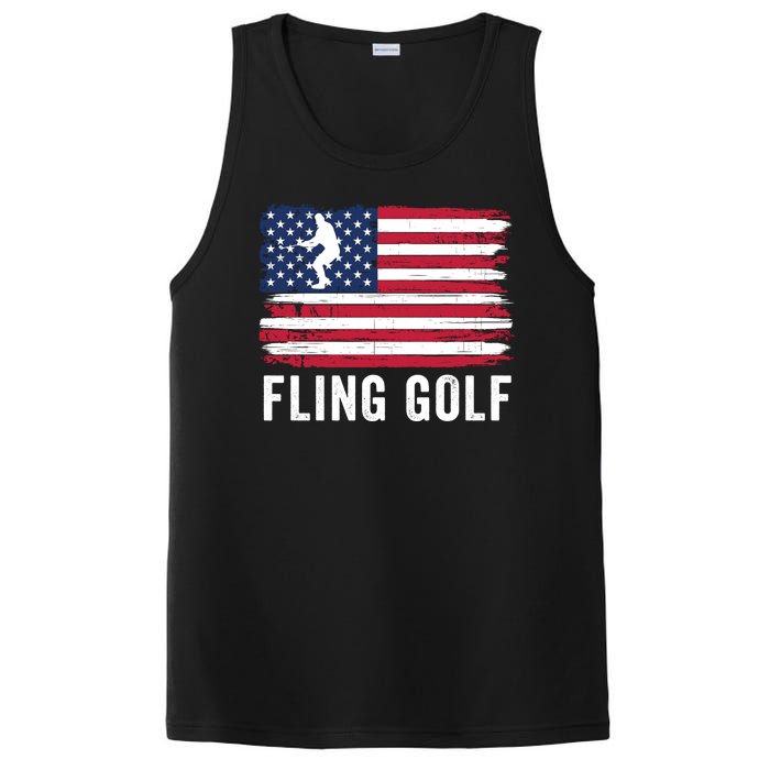 Fling Golf Funny Making Golf Courses Great Again PosiCharge Competitor Tank