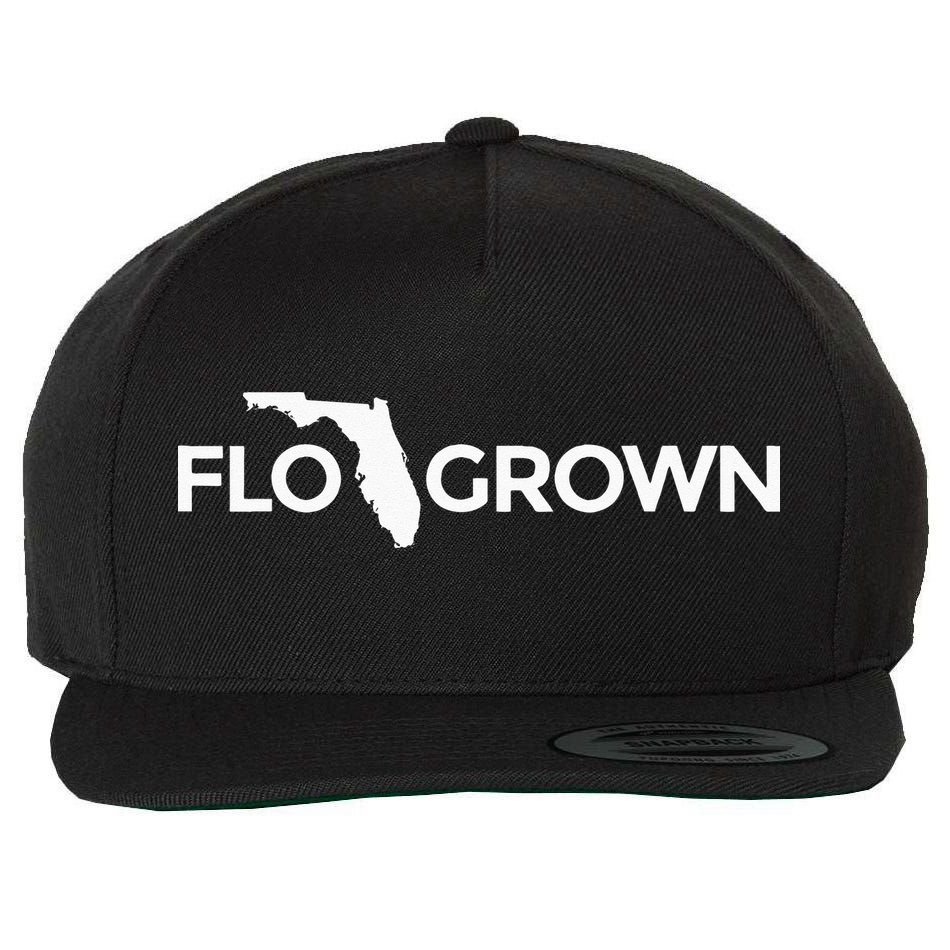 Florida Grown Flo Grown Gear Wool Snapback Cap