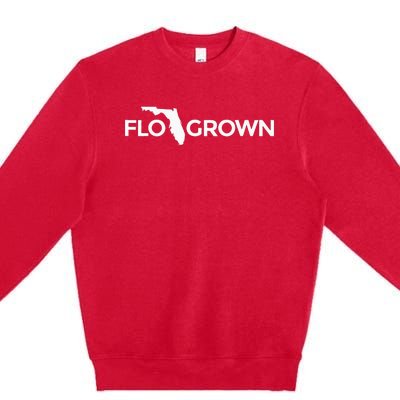 Florida Grown Flo Grown Gear Premium Crewneck Sweatshirt