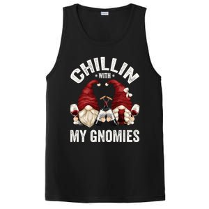 Funny Gnome For Wine Lover Who Loves Chillin With My Gnomies Great Gift PosiCharge Competitor Tank