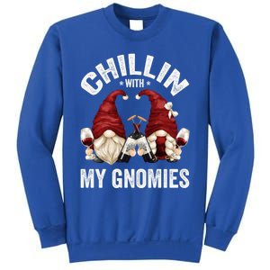 Funny Gnome For Wine Lover Who Loves Chillin With My Gnomies Great Gift Sweatshirt