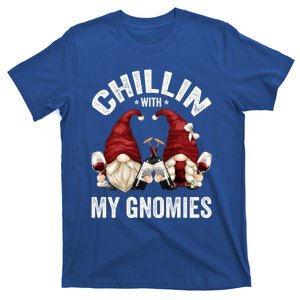 Funny Gnome For Wine Lover Who Loves Chillin With My Gnomies Great Gift T-Shirt