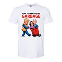 Funny Garbage For Trump 2024 Time To Take Out The Garbage Softstyle CVC T-Shirt